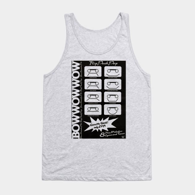 Bow Wow Wow Tank Top by Pop Fan Shop